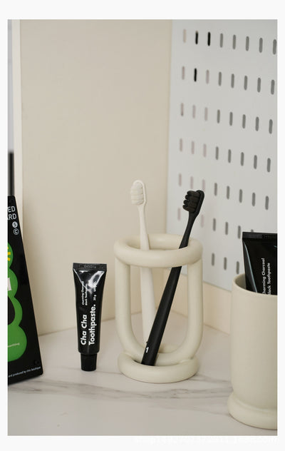 Repisa Cerámica Decorativa para Cepillos de Dientes - Image 12