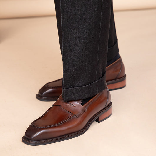 Zapatos de Cuero para Hombre - Comodidad y Estilo para Aventuras al Aire Libre - Image 9