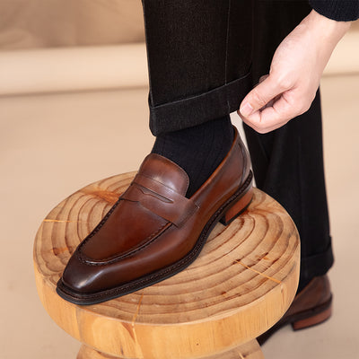Zapatos de Cuero para Hombre - Comodidad y Estilo para Aventuras al Aire Libre - Image 11