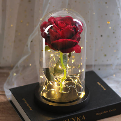 Rosa Eterna con Luz LED en Cúpula de Cristal - Regalo Perfecto para Damas de Honor - Image 28