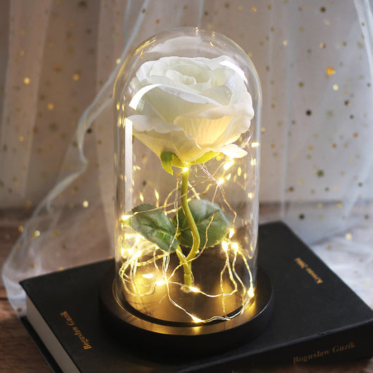 Rosa Eterna con Luz LED en Cúpula de Cristal - Regalo Perfecto para Damas de Honor - Image 31