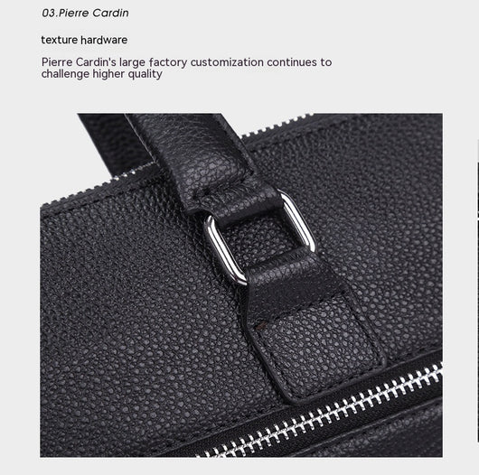 Maletín Ejecutivo de Cuero Genuino para Laptop 14 pulgadas - Bolsa Profesional Horizontal - Image 18