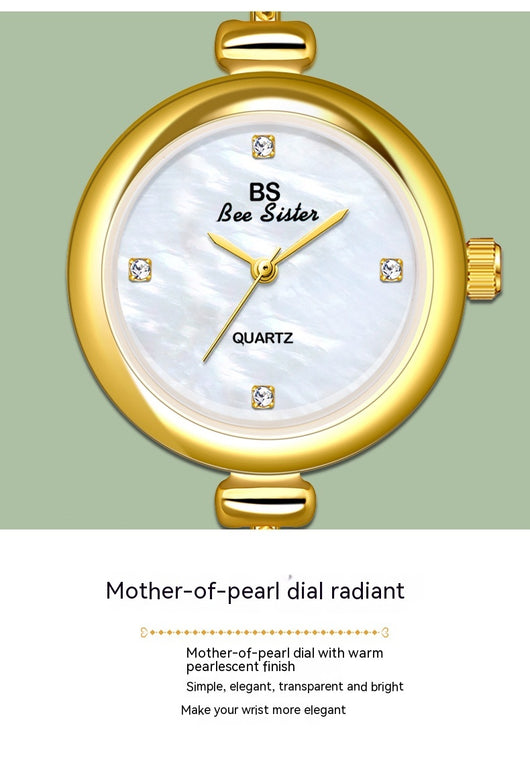 Reloj de Lujo Sirena con Cadena de Diamantes en Oro y Plata - Image 23