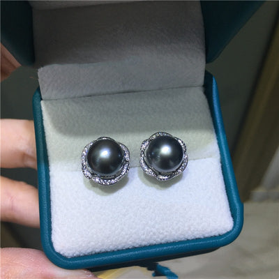 Aretes Redondos de Luz Fuerte con Micro Inclusiones - Image 7