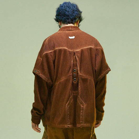 Cardigan Hanfu Teñido y Lavado - Diseño Unisex Moderno - Image 9