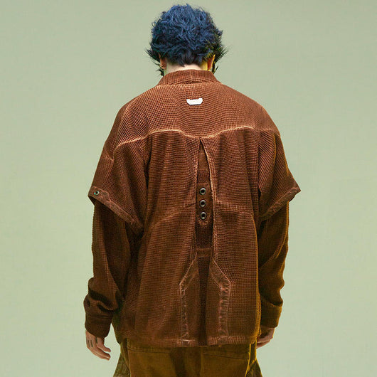Cardigan Hanfu Teñido y Lavado - Diseño Unisex Moderno - Image 10