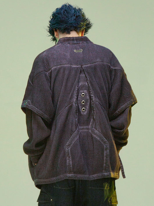 Cardigan Hanfu Teñido a Mano para Hombre y Mujer - Image 12