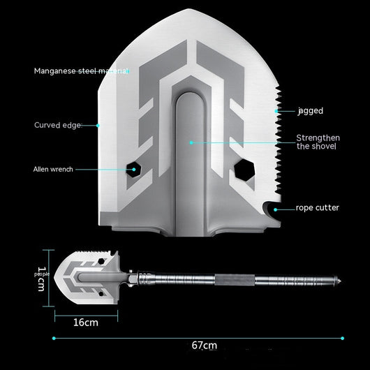 Pala de Ingeniería Multifuncional para Exteriores - Image 7