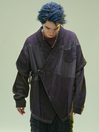 Cardigan Hanfu Teñido a Mano para Hombre y Mujer - Image 16