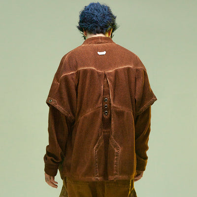 Cardigan Hanfu Teñido y Lavado - Diseño Unisex Moderno - Image 15