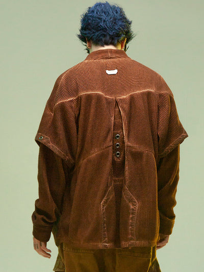 Cardigan Hanfu Teñido y Lavado - Diseño Unisex Moderno - Image 17