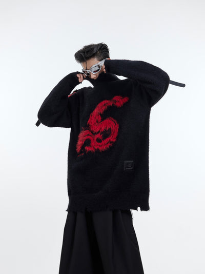 Suéter Tejido Suelto para Hombre Moderno - Image 12