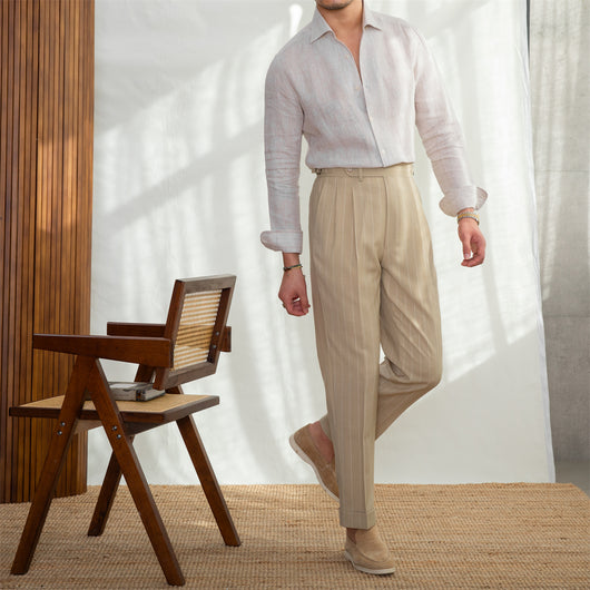 Camisa Slim Fit Cuello Único para Hombre - Image 10