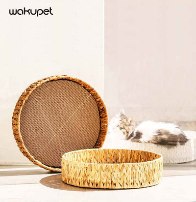 Nido Cálido para Gatos con Rascador de Ratán Invierno - Image 9