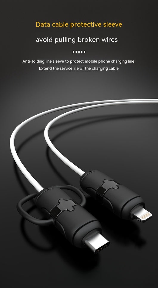 Cable de Datos Multiespecificación con Funda Protectora de Silicona y Correa de Almacenamiento - Image 27