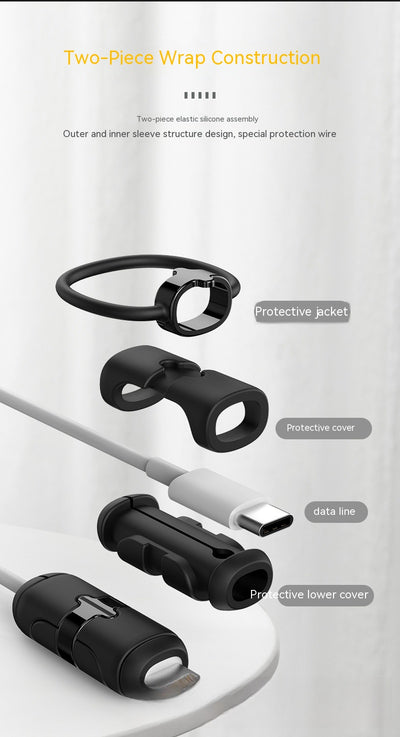 Cable de Datos Multiespecificación con Funda Protectora de Silicona y Correa de Almacenamiento - Image 28