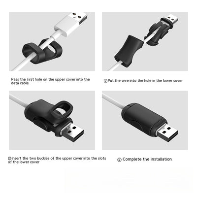 Cable de Datos Multiespecificación con Funda Protectora de Silicona y Correa de Almacenamiento - Image 36