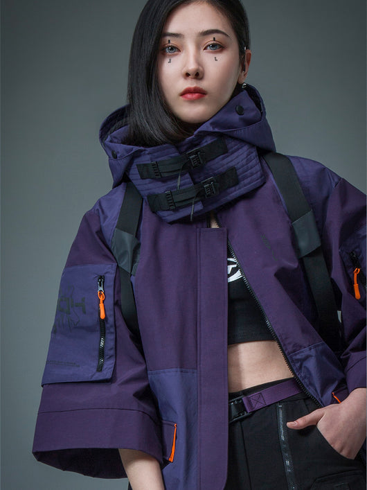 Abrigo Sudadera con Capucha Estilo Mecánico Urbano Reflectante Japonés - Image 19