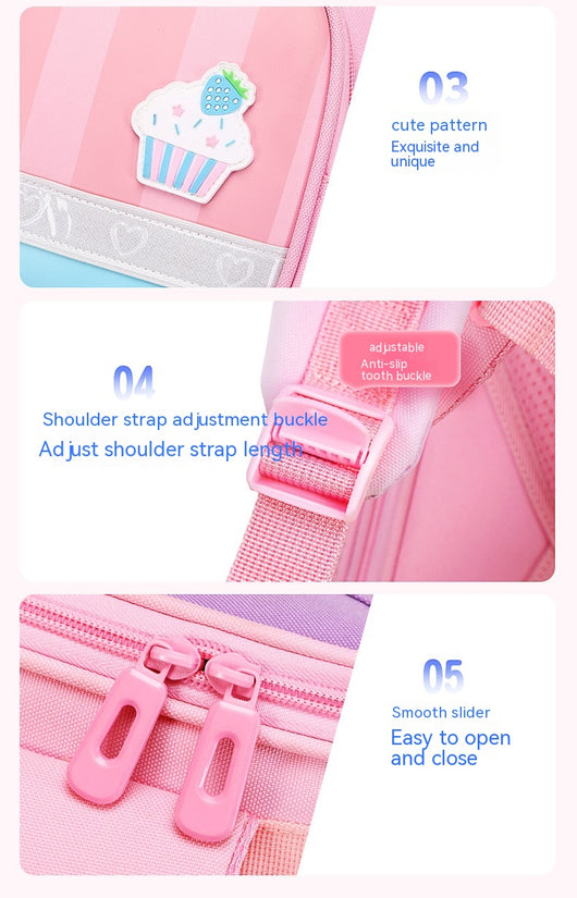 Mochila Escolar con Protección Dorsal para Niñas - Image 13
