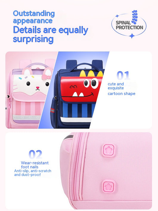 Mochila Escolar con Protección Dorsal para Niñas - Image 15