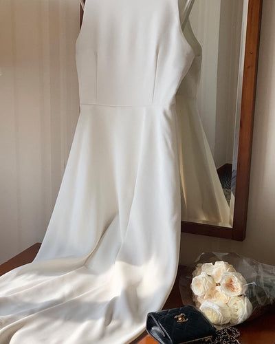 Vestido sin Mangas Hombros Descubiertos Efecto Cintura Delgada - Image 22