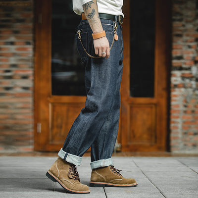 Pantalones Vaqueros Rectos Vintage Chieryuan - Image 24