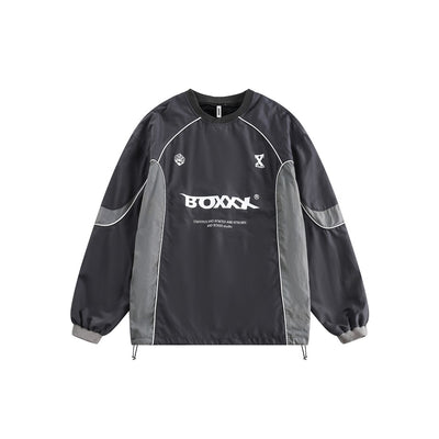 Sudadera Suelta Estilo College Retro Cuello Redondo - Image 32