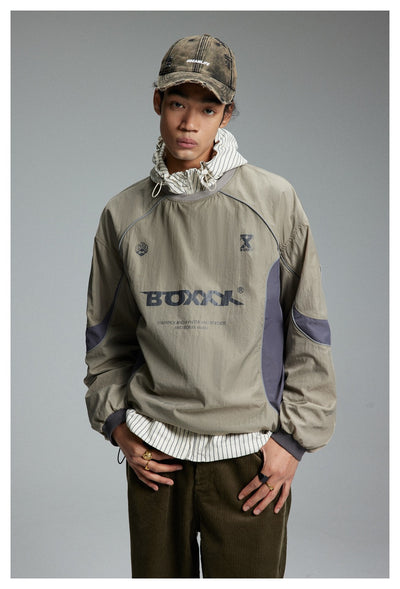Sudadera Suelta Estilo College Retro Cuello Redondo - Image 39