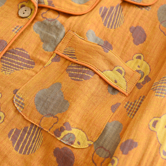 Pijama Suit Jacquard con Solapa - Corte Holgado y Elegante - Image 38