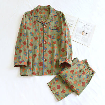Pijama Suit Jacquard con Solapa - Corte Holgado y Elegante - Image 46
