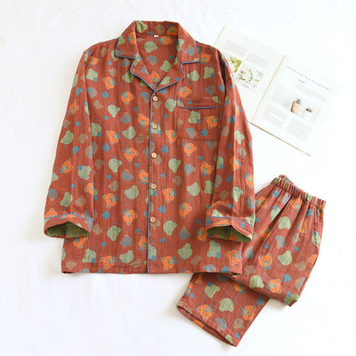 Pijama Suit Jacquard con Solapa - Corte Holgado y Elegante - Image 48