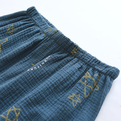 Pijama Hombre Doble Gasa Algodón Crepe - Image 33