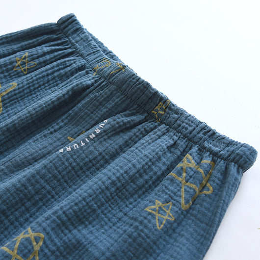 Pijama Hombre Doble Gasa Algodón Crepe - Image 33