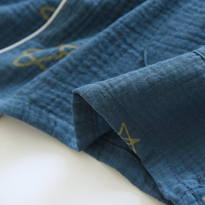 Pijama Hombre Doble Gasa Algodón Crepe - Image 35