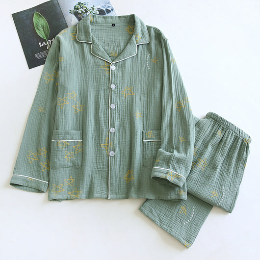 Pijama Hombre Doble Gasa Algodón Crepe - Image 50