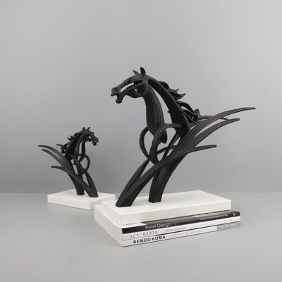 Escultura Decorativa de Caballo en Metal para el Hogar - Image 11