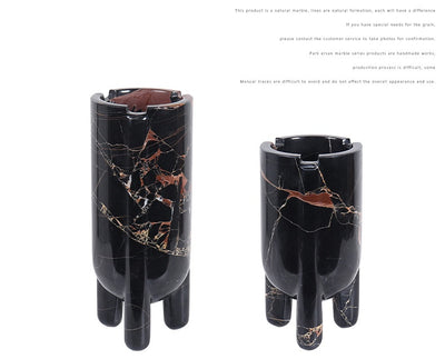 Jarrón Decorativo Hidropónico de Mármol con Planta Verde - Image 38