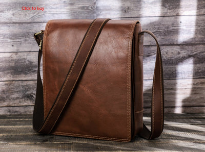 Bolso Bandolera Hombre Piel Crazy Horse Retro - Image 13