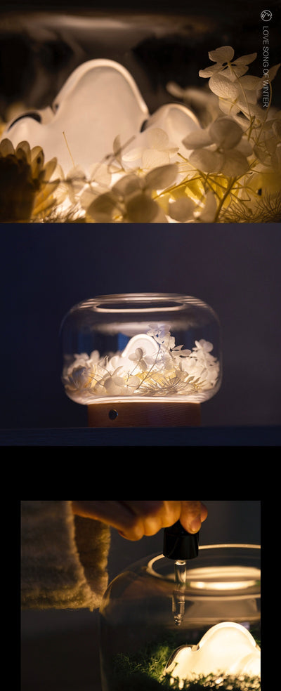 Lámpara Aromática de Cristal Four Seasons - Luz Nocturna Decorativa de Montaña - Image 15