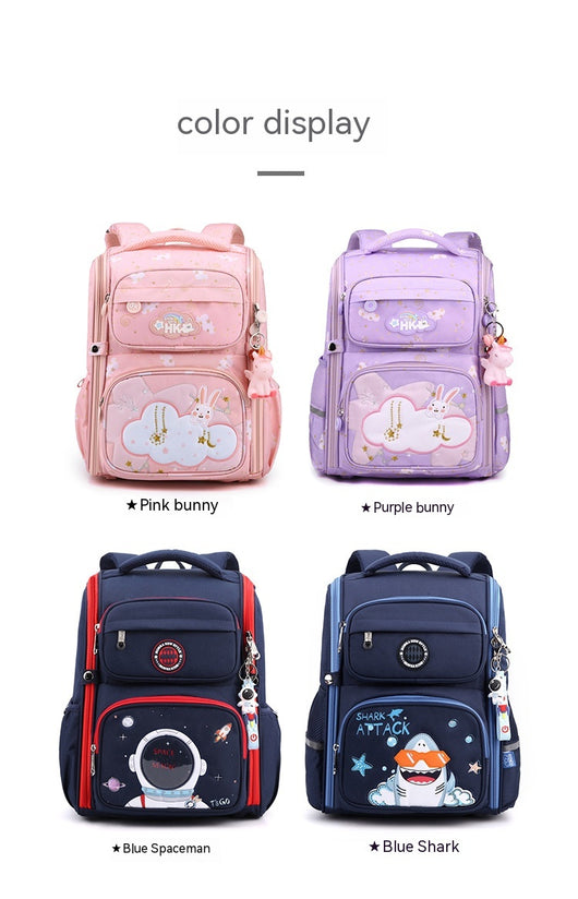 Mochila Escolar Tridimensional Estilo Occidental Ligera para Primaria - Image 21
