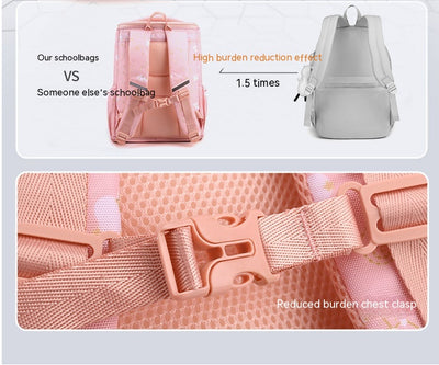 Mochila Escolar Tridimensional Estilo Occidental Ligera para Primaria - Image 24