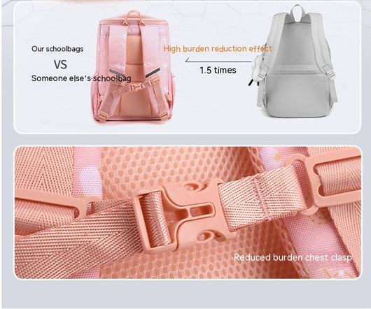 Mochila Escolar Tridimensional Estilo Occidental Ligera para Primaria - Image 24