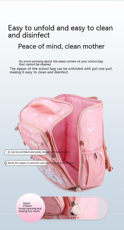 Mochila Escolar Tridimensional Estilo Occidental Ligera para Primaria - Image 26