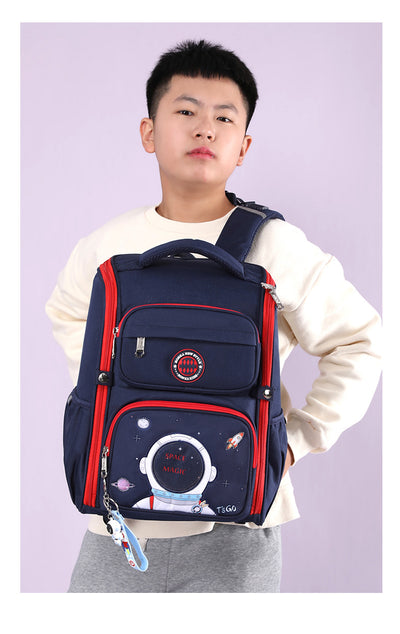 Mochila Escolar Tridimensional Estilo Occidental Ligera para Primaria - Image 30