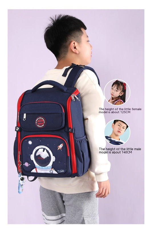 Mochila Escolar Tridimensional Estilo Occidental Ligera para Primaria - Image 31