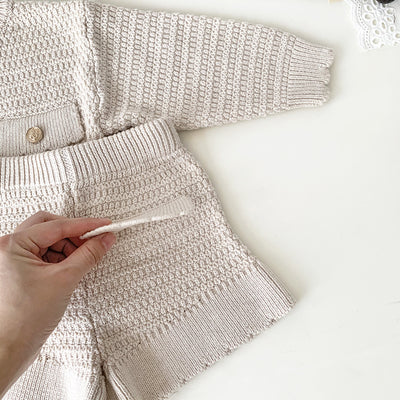 Conjunto de Punto Cuello Redondo con Shorts - Image 31