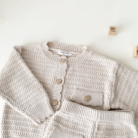 Conjunto de Punto Cuello Redondo con Shorts - Image 36