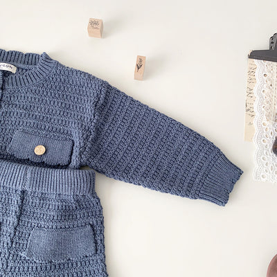 Conjunto de Punto Cuello Redondo con Shorts - Image 39