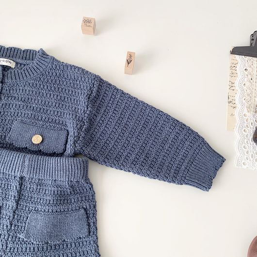 Conjunto de Punto Cuello Redondo con Shorts - Image 39