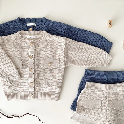Conjunto de Punto Cuello Redondo con Shorts - Image 40